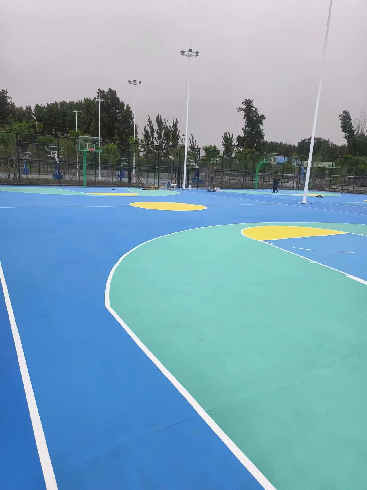 水性聚合物彩色防滑路面